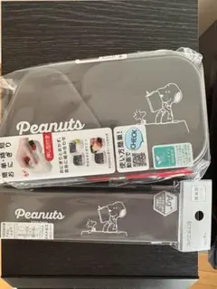 新品 PEANUTS スヌーピー 弁当箱 押し型付き お箸セット