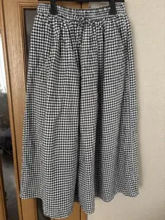 ギンガムチェック フレアスカート