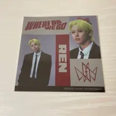 JO1 川尻蓮 WHERE DO WE GO ステッカー