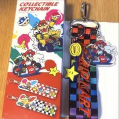 ユニバ 25周年 マリオカートコレクタブルキーチェーン チャーム マリオ