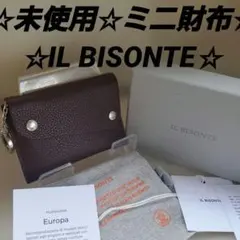 ☆未使用☆IL BISONTE☆コインケース☆カードケース☆キーリング付き。