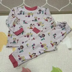 プリンセス　キディア　ピンク　ディズニー　パジャマ　長袖