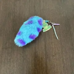 モンスターズインク サリー ファーチャーム キーホルダー