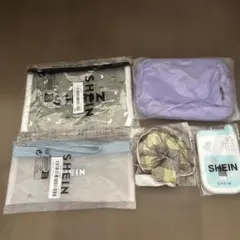 SHEIN メッシュポーチ　他