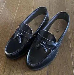 HARUTA キッズブラック ローファー 20cm