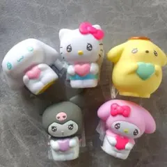 未使用品☆サンリオキャラクターズ エモきゅん人形すくい～ 5種セット ～
