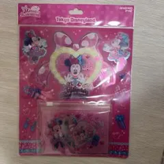 ディズニーランド　パルパルーザ　ミニー　ファンダーランド　ステッカー　ケース付き