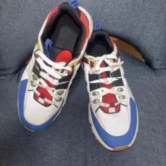 ZARA ザラ　スニーカー　白 青 赤　サイズ26.5〜27.0cm