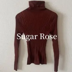 Sugar Rose ブラウン タートルネック セーターのサムネイル