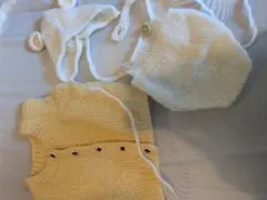 新生児用 ニット ベビー服セット