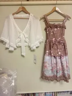 To Alice バンビ柄ワンピースとケープのセット　Mサイズ　新品未使用