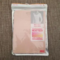 ユニクロ　ヒートテック　HEATTECH Lサイズ UネックT　八分袖