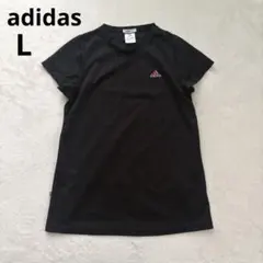 【adidas】アディダス Tシャツ レディース ドライ ネイビー L