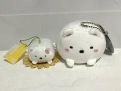 しろくま すみっコぐらし もちもちぬいぐるみ＆ひまわりマスコット 2種セット