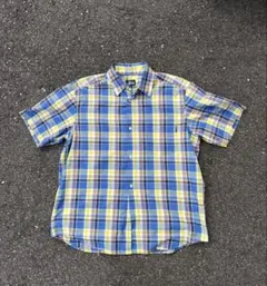 STUSSY 90s USA製　半袖 チェックシャツのサムネイル