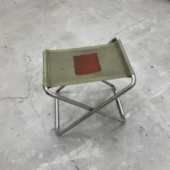 ミリタリー　フォールディングスツール　折りたたみ椅子　ビンテージ