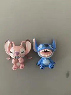 スティッチ＆エンジェル　ミニチュアフィギュア２個セット
