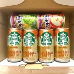 スターバックス キャラメルラテ 缶コーヒー スタバ ウェルチ 6本セット