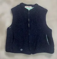 45RPM フリースボアベスト ネイビーブルー