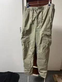 UNIQLO U ワイドフィットパラシュートカーゴパンツ ベージュ S