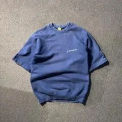 80s 90s HANG TEN スウェット 半袖 Tシャツ ナス紺 フェードのサムネイル