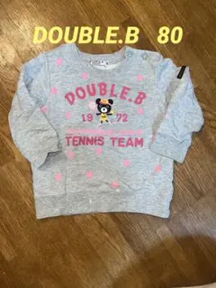 DOUBLE.B ダブルビー　トレーナー　80