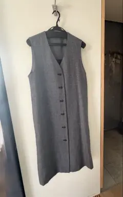 sacai サカイ チェック ジレワンピース ベルト付 美品 サイズ1 - メルカリ