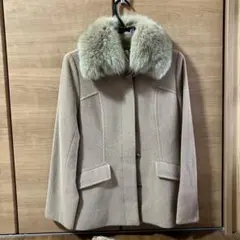 レディースコート ファー襟
