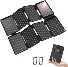 【4,480円引き‼︎】 ELECAENTA 60Ｗ ソーラーパネル 折りたたみ式 4,480円引き︎】 ELECAENTA 60W ソーラーパネル 折りたたみ式