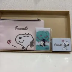 Peanuts スヌーピー ポーチ 小物入れ セット