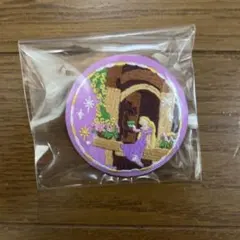 ディズニー 刺繍缶バッジ ラプンツェル