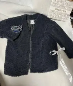 Té chichi ダークグレー ファー ジャケット ボアジャケット