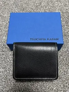 美品　土屋鞄　二つ折り財布　ウルバーノコンパクトコインパース　ブラックのサムネイル