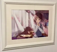 冴えない彼女の育てかた♭ 深崎暮人イラスト使用A3プリモアートプリントサインあり 3167] 深崎暮人 直筆サイン入りカラー複製イラスト「冴えない彼女の