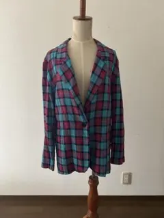 シャツテーラードジャケット チェック