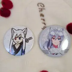 どぬく直筆イラスト缶バッジ、ダイナー缶バッジ