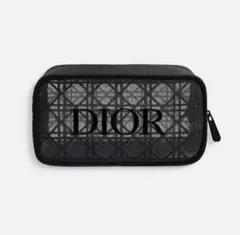 DIOR ブラックメッシュポーチ 箱付き　新品のサムネイル