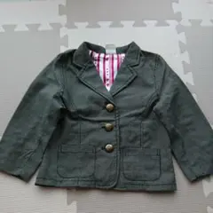 【美品】90㎝長袖ジャケット 結婚式 パーティー　入学　卒園　スーツ