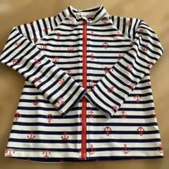 Combi mini ストライプ ラッシュガード
