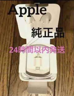 新品 未使用 アップル純正 iPhone イヤホン ライトニング 有線イヤフォン