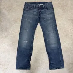 DSQUARED² ストレートデニム ダークブルー48 ディースクエアード