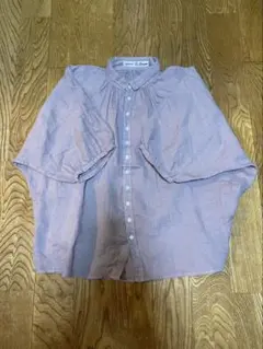 ブロカント　リネンキャンバスグランシャツ