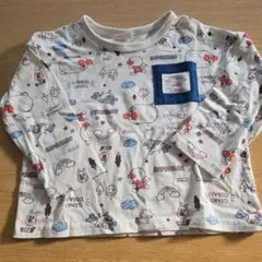 アンパンマン 長袖Tシャツ ポケット付き