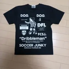soccer junky Tシャツ ブラック　claudio pandiani