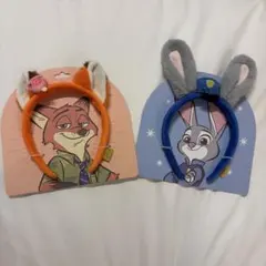 【新品】日本未発売 ズートピア　ニック&ジュディ　カチューシャセット