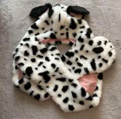 ディズニー 101匹わんちゃん ファンキャップ 手袋付きマフラー ダルメシアン