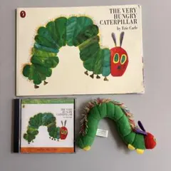 はらぺこあおむし　英語絵本　ぬいぐるみ　CD3点セット