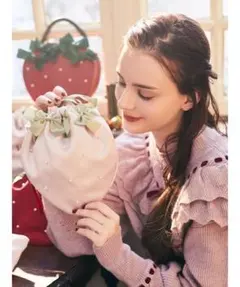 メゾンドフルール いちご巾着