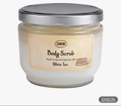 SABON ボディスクラブ　スクラブ洗浄料　ホワイトティー　スプーン付きのサムネイル