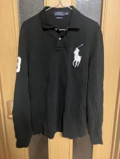 Polo Ralph Lauren ブラック 長袖ポロシャツ M